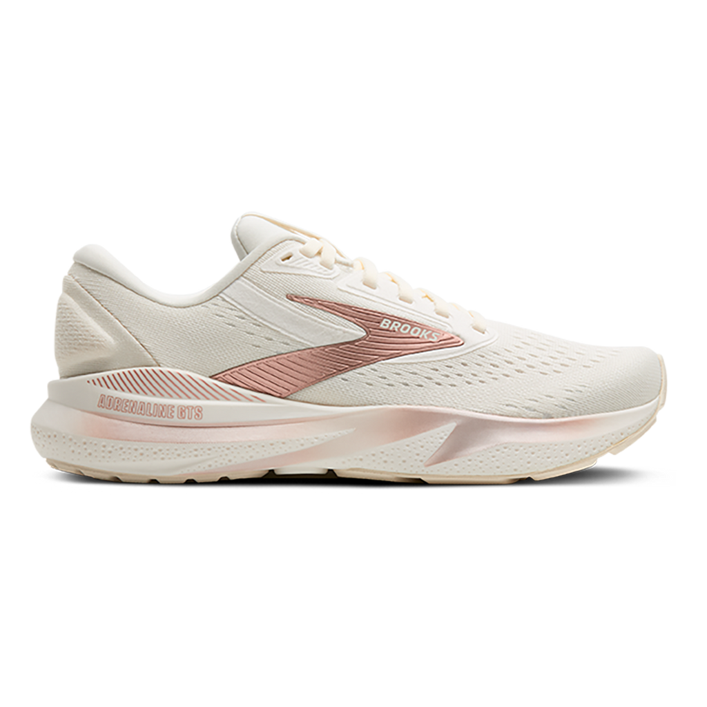 Brooks Adrenaline GTS 24 Coconut - Rose Gold - White
