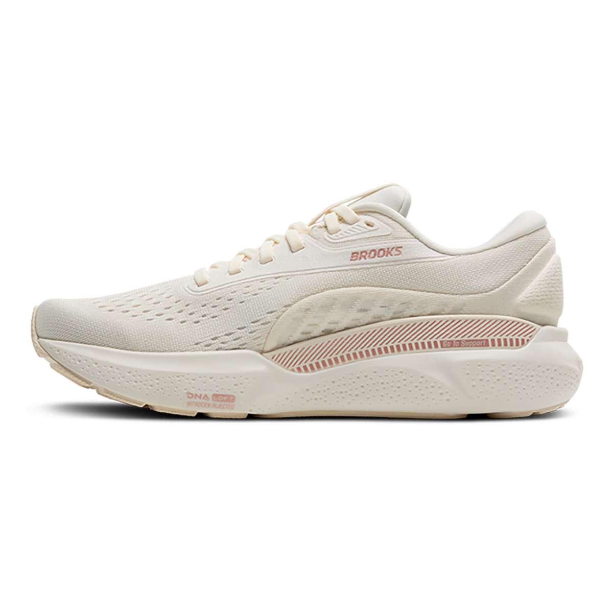 Brooks Adrenaline GTS 24 Coconut - Rose Gold - White